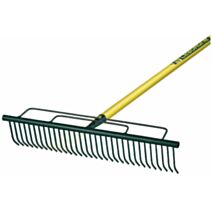 Râteau à gazon 32 dents manche bois - LEBORGNE