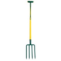 Fourche à bêcher manche Novagrip béquille tournée douille 30cm - LEBORGNE