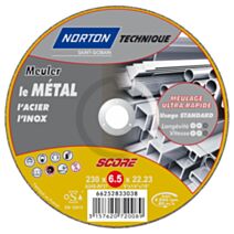 Disque à ébarder Technique métal Ø230 - NORTON