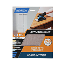 3 Feuilles anti-encrassantes G240 23x28cm