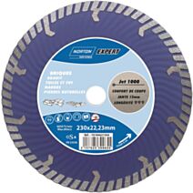 Disque diamant brique et tuile JET 1000 Ø230x22,23mm - NORTON