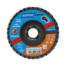 Disque Convexe fibre expert orange Décapage Ø125mm Grain 40 - NORTON
