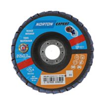 Disque Convexe fibre expert orange Décapage Ø125mm Grain 60 - NORTON