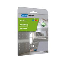 Feuilles finition main plâtre et enduits 230x280mm grains 120 - NORTON