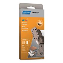 5 Patins auto-agrippants ponceuse vibrante 93x190mm Grain 180 - NORTON