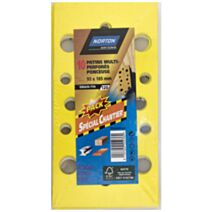 10 patins multi perforés Ponceuse 93x190mm Grain 120 - NORTON