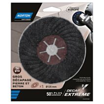 Disque Décap Extrême pierre et béton Ø125mm Grain 36 - NORTON