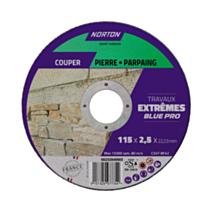 Disque matériaux construction Extrême 115x2,5mm - NORTON