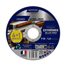 Disque métal/inox 4+1 Extrême 115x1,6mm - NORTON