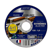 Disque métal/inox 4+1 Extrême 125x1,6mm - NORTON