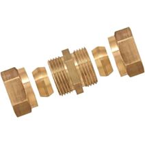 Raccord bicône égal laiton Ø14 - 3117038 - BOUTTE