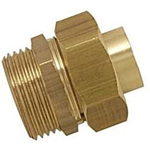 Union fer cuivre sphéro-conique laiton 341gcu M15x21 Ø12 - BOUTTE