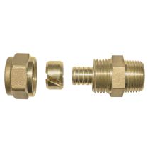 Union M12x17 à glissement tube PER D12
