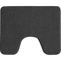 Tapis de Bain Contour WC Antidérapant Polynésie Polyester 50x40cm Chocolat - GUY LEVASSEUR