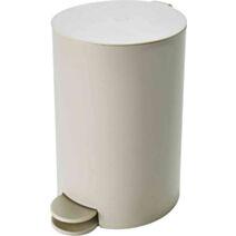 Poubelle à pédale Pop 3L blanc - LEVASSEUR