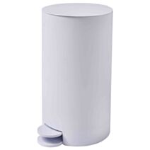 Poubelle à pédale Pop 3L blanc - LEVASSEUR