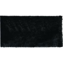 Tapis salle de bain Shiny 60x120cm noir argenté
