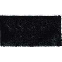 Tapis salle de bain Shiny 60x120cm noir argenté