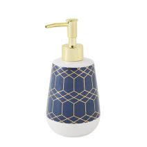 Distributeur de savon bleu et or, Gotam - GUY LEVASSEUR  