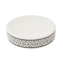 Porte savon noir et blanc, Tribu - GUY LEVASSEUR 