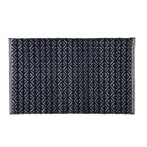 Tapis de Bain Réversible Mili Polycoton 50x80cm Marine - GUY LEVASSEUR