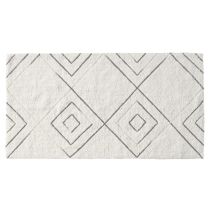 Tapis de Bain Hexago Coton 60x120cm Ivoire - GUY LEVASSEUR