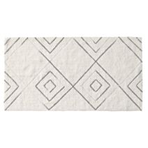 Tapis de Bain Hexago Coton 60x120cm Ivoire - GUY LEVASSEUR