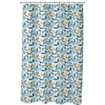 Rideau de douche Jungle 180x200 blanc - LEVASSEUR