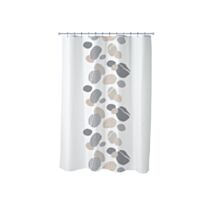 Rideau de douche Zen 180x200cm gris - LEVASSEUR