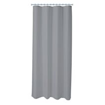 Rideau de douche Essential 180x200 gris - LEVASSEUR
