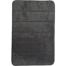 Tapis salle de bain Hector 50x70cm anthracite  