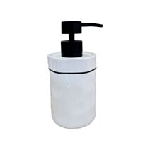 Distributeur de savon Line céramique noir - LEVASSEUR