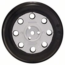 Plateau ponçage souple Ø125mm perforé 8 trous noir - BOSCH
