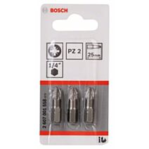 Embouts XH PZ2 25mm 3 pièces - BOSCH         