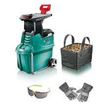 Broyeur de végétaux AXT 2550 TC 2500W + sac + gants + lunettes - BOSCH