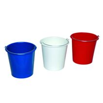 Seau 12l bec verseur anse métal