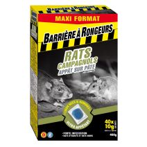 Rats & Campagnols - Appât sur pâte MAXI FORMAT 400gr