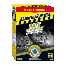 Rats & Campagnols - Appât sur pâte MAXI FORMAT 680gr 
