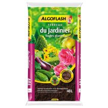 Terreau du jardinier Toutes plantes 40L - ALGOFLASH