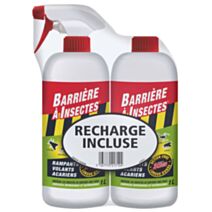 Anti-insectes rampants/volants/acariens 1L+recharge