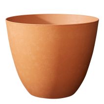 Pot rond Element - terre de Sienne - diamètre 50cm