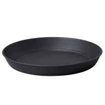 Soucoupe Pot de fleurs Joy 25 granite recyclée Ø18,9cm - POETIC
