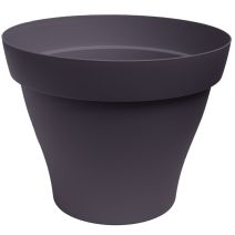 Pot Romeo rond 80 noir violine