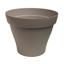 Pot de fleurs Roméo 50 Ø49x38,5cm 41L taupe - POETIC