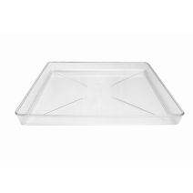 Soucoupe carree 43 transparente