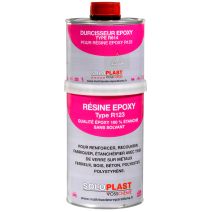 Résine de recouvrement epoxy R123 1 kg - SOLOPLAST