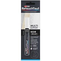 Stylo retouche Retouchtout noir brillant 10ml - SOLOPLAST
