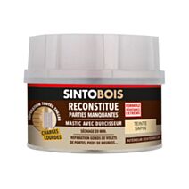 Mastic à bois avec durcisseur charges lourdes sapin 170ml - SINTO