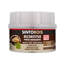 Mastic à bois avec durcisseur angles/gros trous chêne 170ml - SINTO