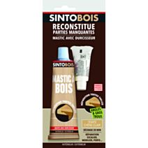 Mastic à bois avec durcisseur angles/gros trous chêne clair 66ml - SINTO